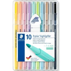 Clearance Staedtler Marcadores Triplus Pastel&Vintage 10 unidades