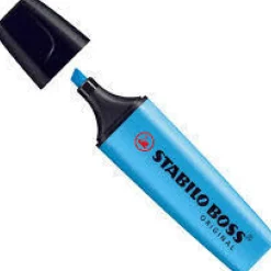 New Stabilo Marcador Fluor Azul Boss