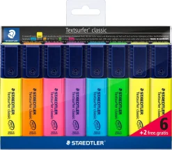 Outlet Staedtler Marcador Fluorescente Textsurfer Classic 6 + 2 unidades Staetler