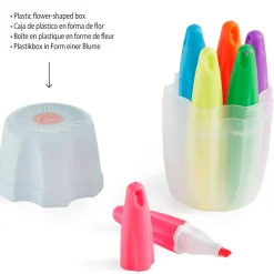Clearance Apli Marcador Fluor Sol Azul 6 Unidades