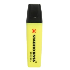 Stabilo Lápis E Lapiseiras|Escrita > Marcador Fluor Boss Amarelo