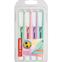 Clearance Stabilo Marcador Fluor Swing Cool Pastel 4 Unidades