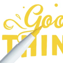 Sale Newpen Marcador Ginza Pro Brush Pen Amarelo