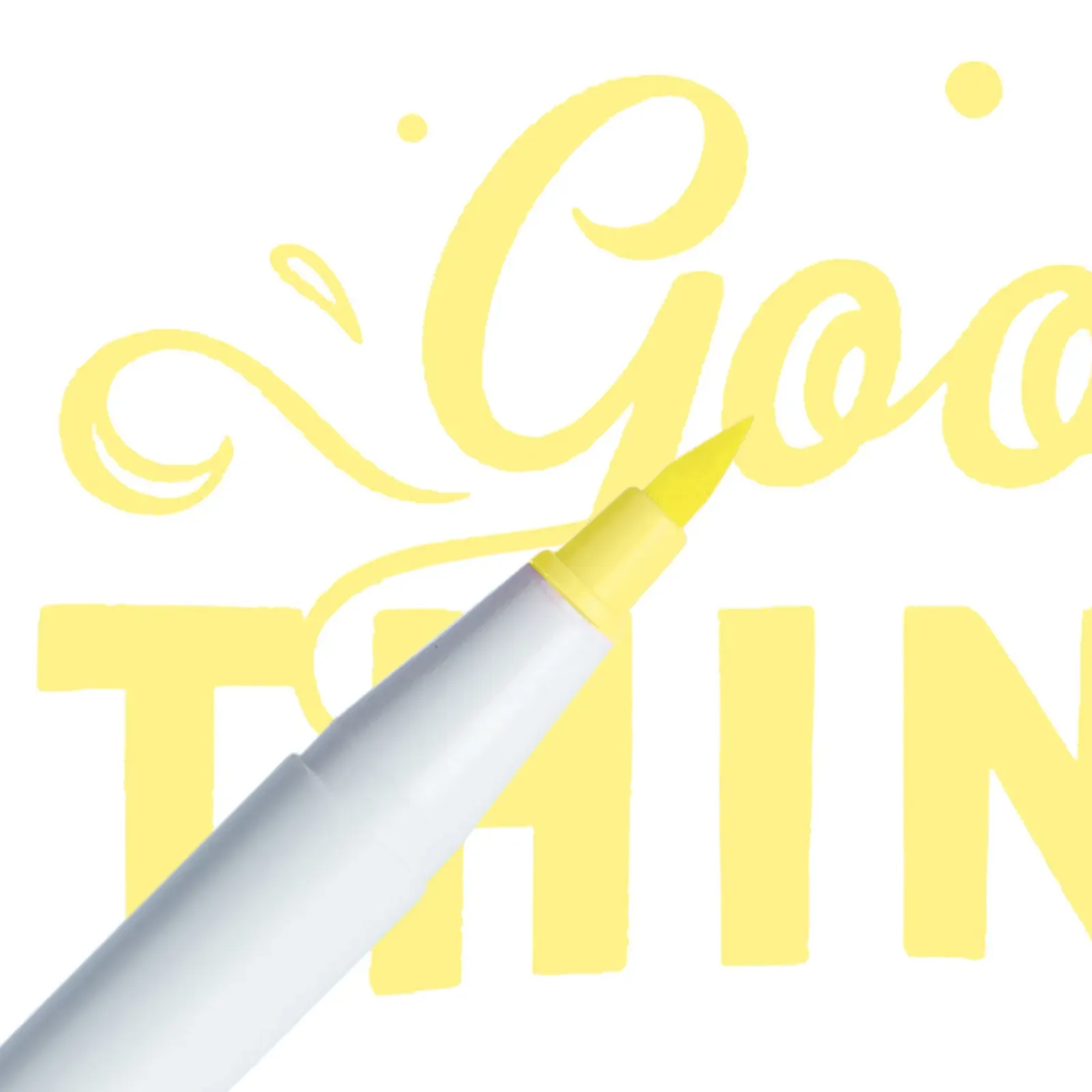 Hot Newpen Marcador Ginza Pro Brush Pen Baunilha