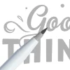 Newpen Brush Pen > Marcador Ginza Pro Brush Pen Cinzento Claro