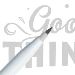 Newpen Brush Pen > Marcador Ginza Pro Brush Pen Cinza Pastel