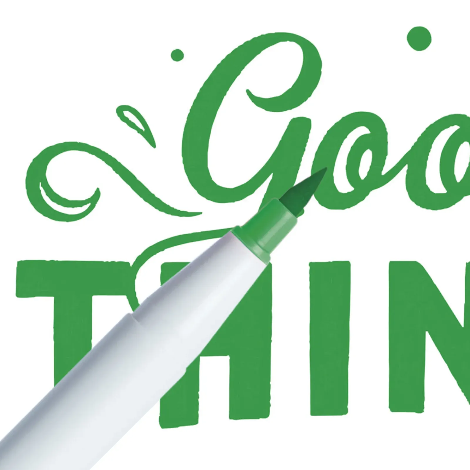 Newpen Brush Pen > Marcador Ginza Pro Brush Pen Verde