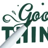 Newpen Brush Pen > Marcador Ginza Pro Brush Pen Verde Escuro