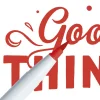 Online Newpen Marcador Ginza Pro Brush Pen Vermelho Escarlate