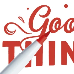 Online Newpen Marcador Ginza Pro Brush Pen Vermelho Escarlate