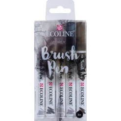 Discount Ecoline Marcador Permanente de Tonz Cinzentos