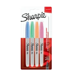 Best Sharpie Marcador Permanente Fine Pastel 4 unidades