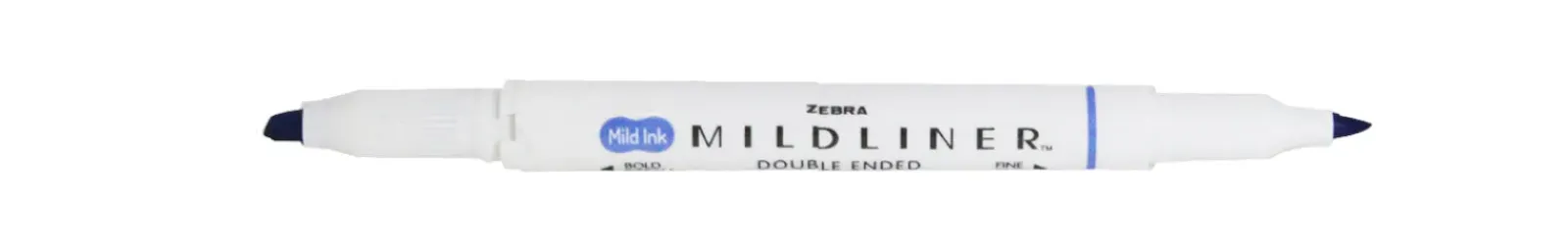 Hot Zebra Marcador 2 Pontas Cool + Refined Azul Escuro