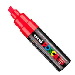 Uni Marcadores Colorir > Marcador Posca Pc-8K Vermelho