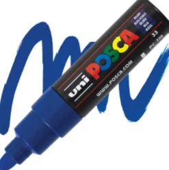 Uni Marcadores Colorir > Marcador Posca Pc-7M Azul