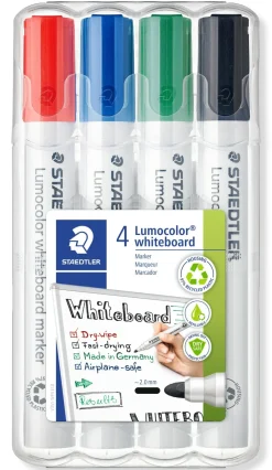 Clearance Staedtler Marcador Quadro Branco Lumocolor 4 unidades