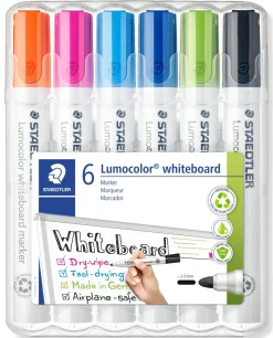 Staedtler Marcadores E Sublinhadores|Escrita > Marcador Quadro Branco Lumocolor 6 unidades