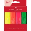 Faber Castell Marcadores E Sublinhadores|Escrita > Marcador Textliner Pastel Sort 4 Unidades