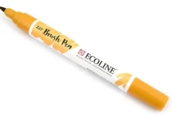Ecoline Brush Pen > Marcador Tinta Solúvel em Àgua Cor Amarelo Ocre