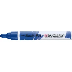 New Ecoline Marcador Tinta Solúvel em Àgua Cor Mar Azul Escuro