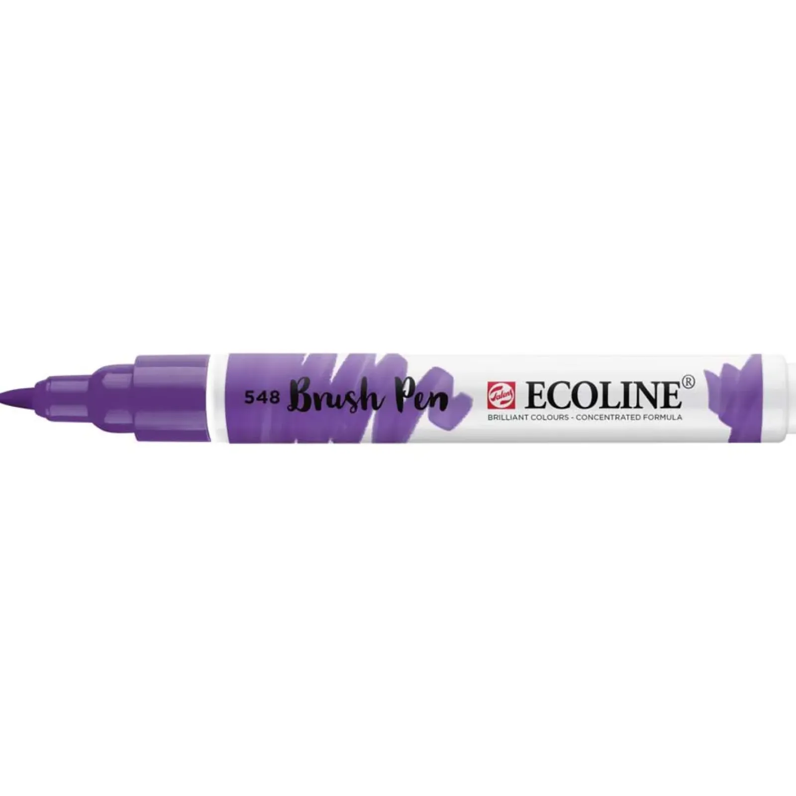 Ecoline Brush Pen > Marcador Tinta Solúvel em Àgua Cor Violeta Azulado