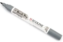 Ecoline Brush Pen > Marcador Tinta Solúvel em Àgua Cor Cinzento Frio