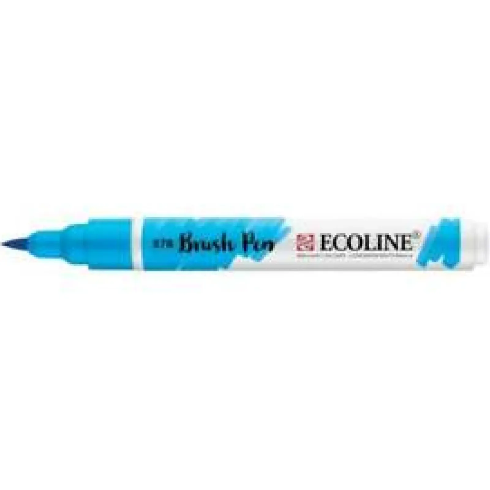 Ecoline Brush Pen > Marcador Tinta Solúvel em Àgua Cor Azul Celeste