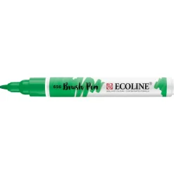 Ecoline Brush Pen > Marcador Tinta Solúvel em Àgua Cor Verde Bosque
