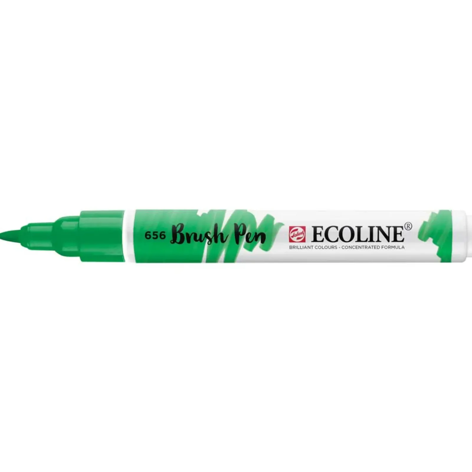 Ecoline Brush Pen > Marcador Tinta Solúvel em Àgua Cor Verde Bosque