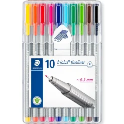 Clearance Staedtler Marcador Triplus Fineliner 10 unidades