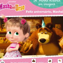 Outlet Nuvem De Letras Masha e o Urso - Feliz Aniversário, Masha!