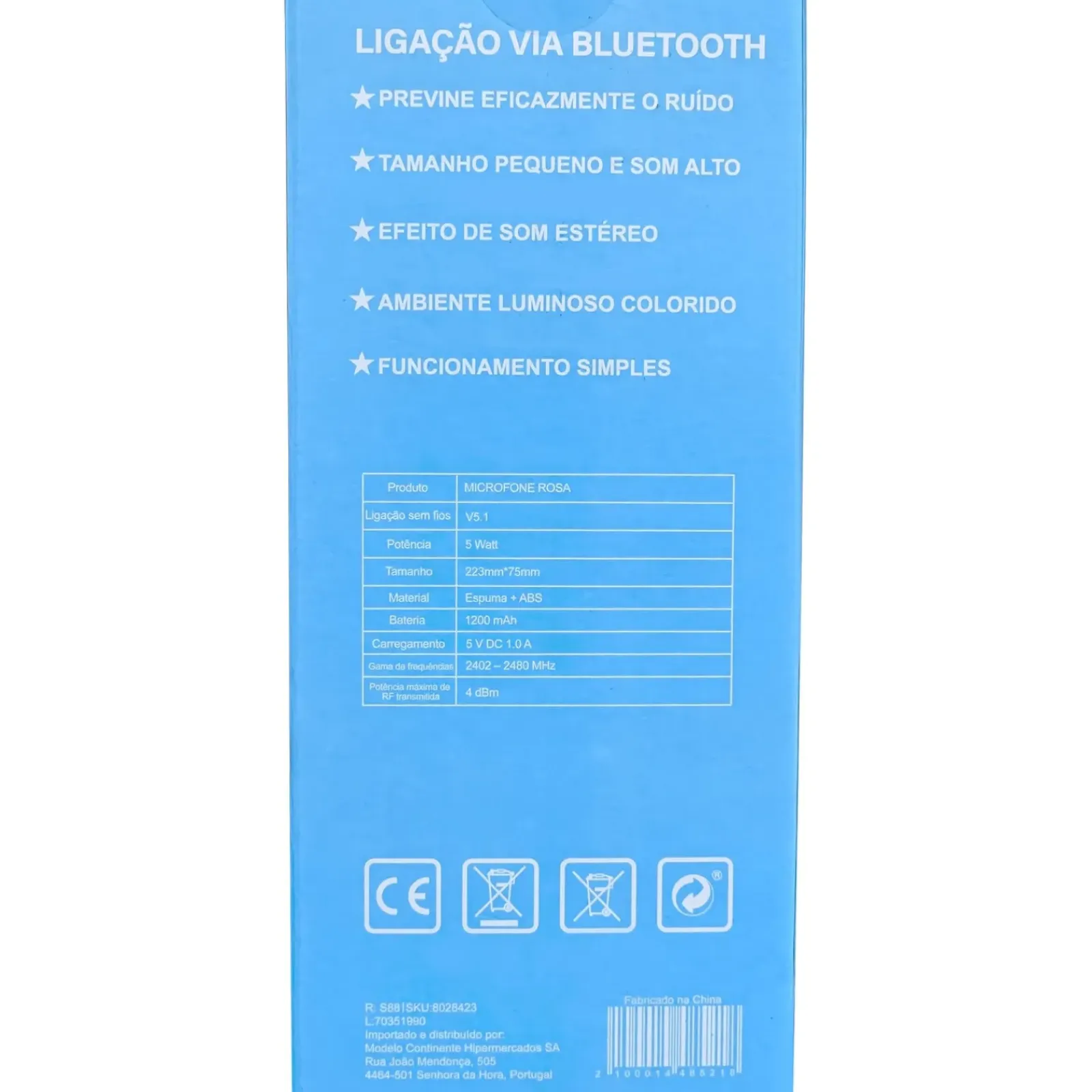 Onetop Eletrónica > Microfone Azul