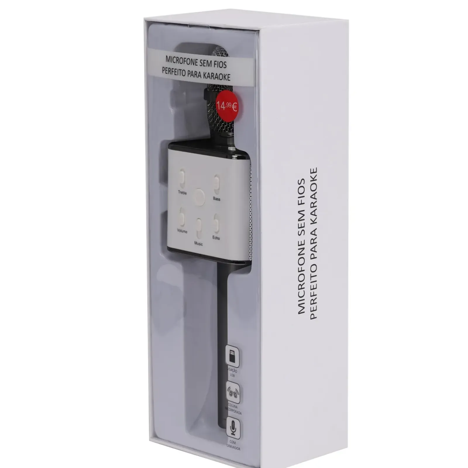 Wesdar Eletrónica > Microfone sem Fios com Coluna