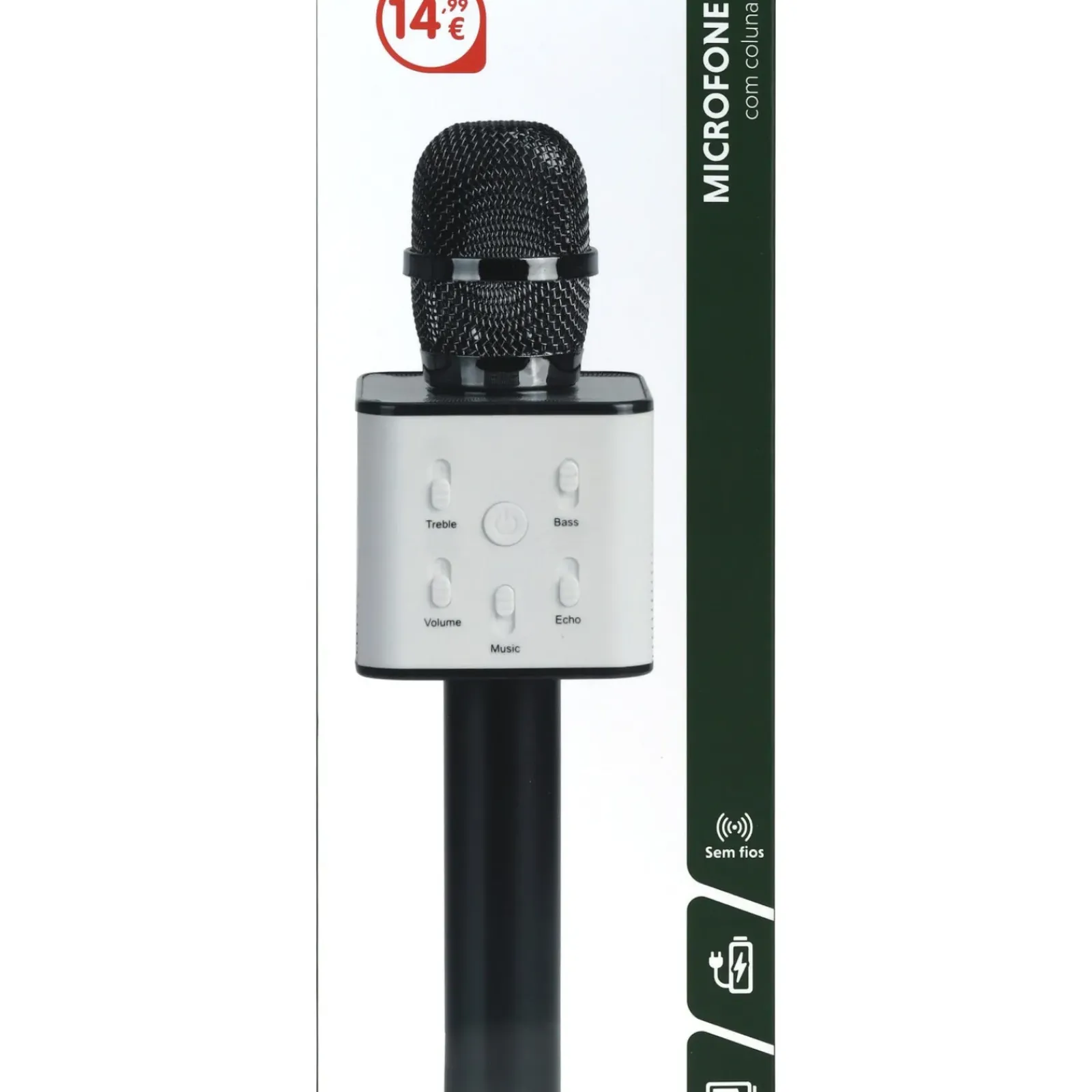 Wesdar Eletrónica > Microfone sem Fios com Coluna