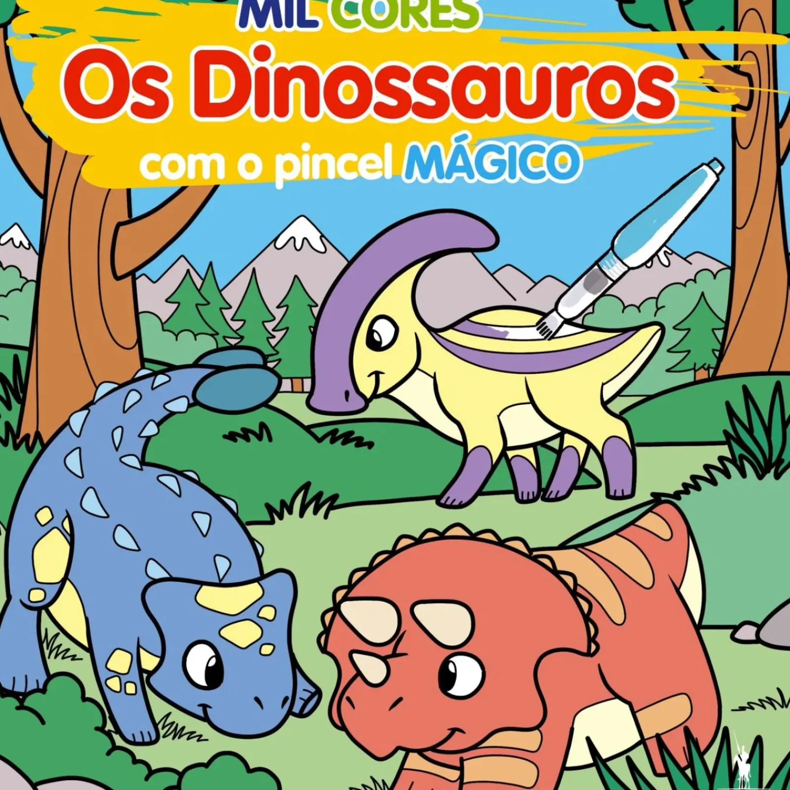 Discount Dom Quixote Mil Cores - os Dinossauros - com o Pincel Mágico