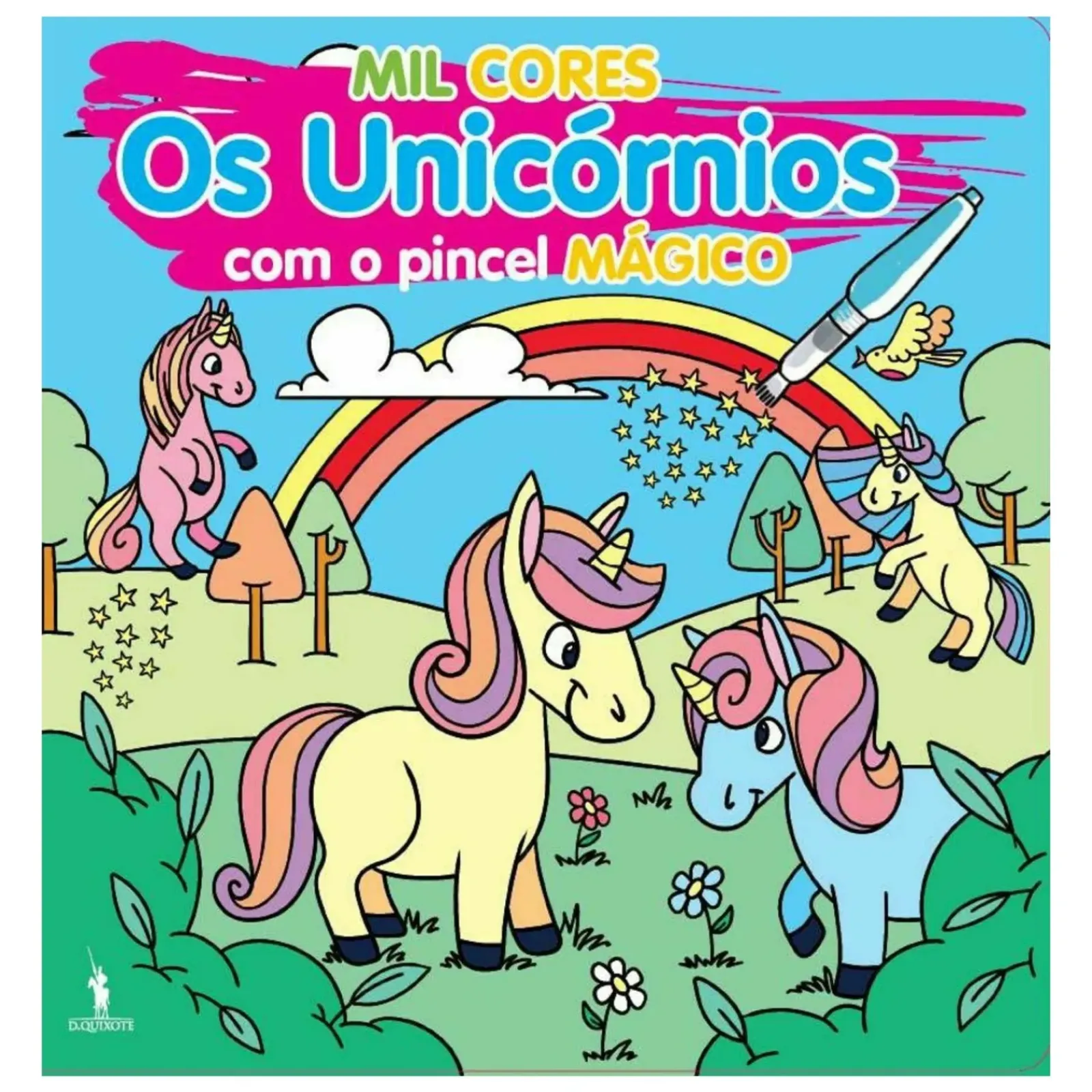 Dom Quixote Atividades > Mil Cores: os Unicórnios com o Pincel Mágico de Coccinella