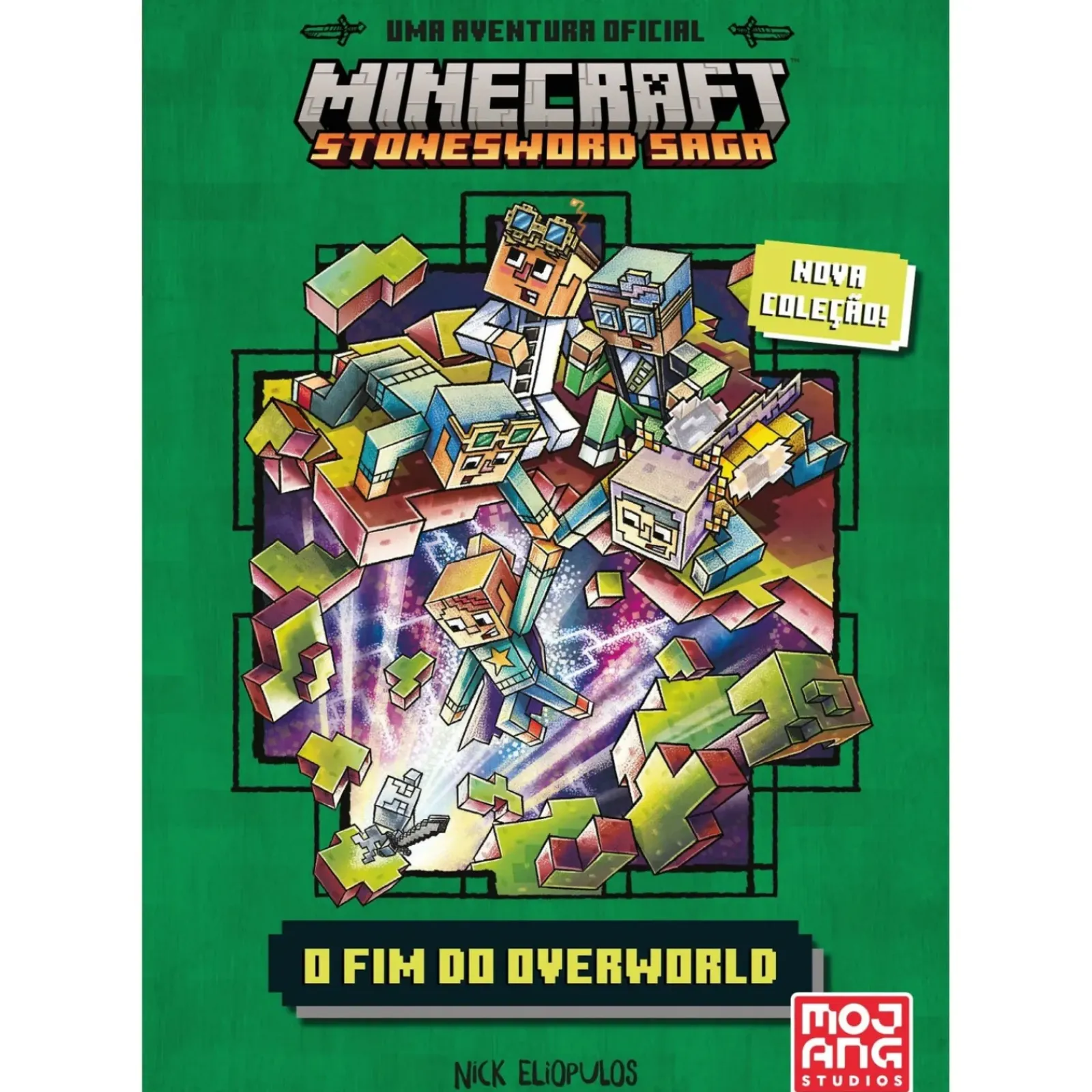 Booksmile Coleções Juvenis > Minecraft de Nick Eliopulos - Stonesword Saga: o Fim do Overworld