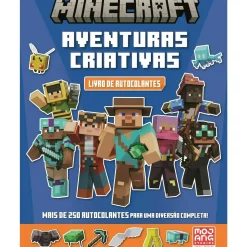 Booksmile Atividades > Minecraft - Livro de Autocolantes