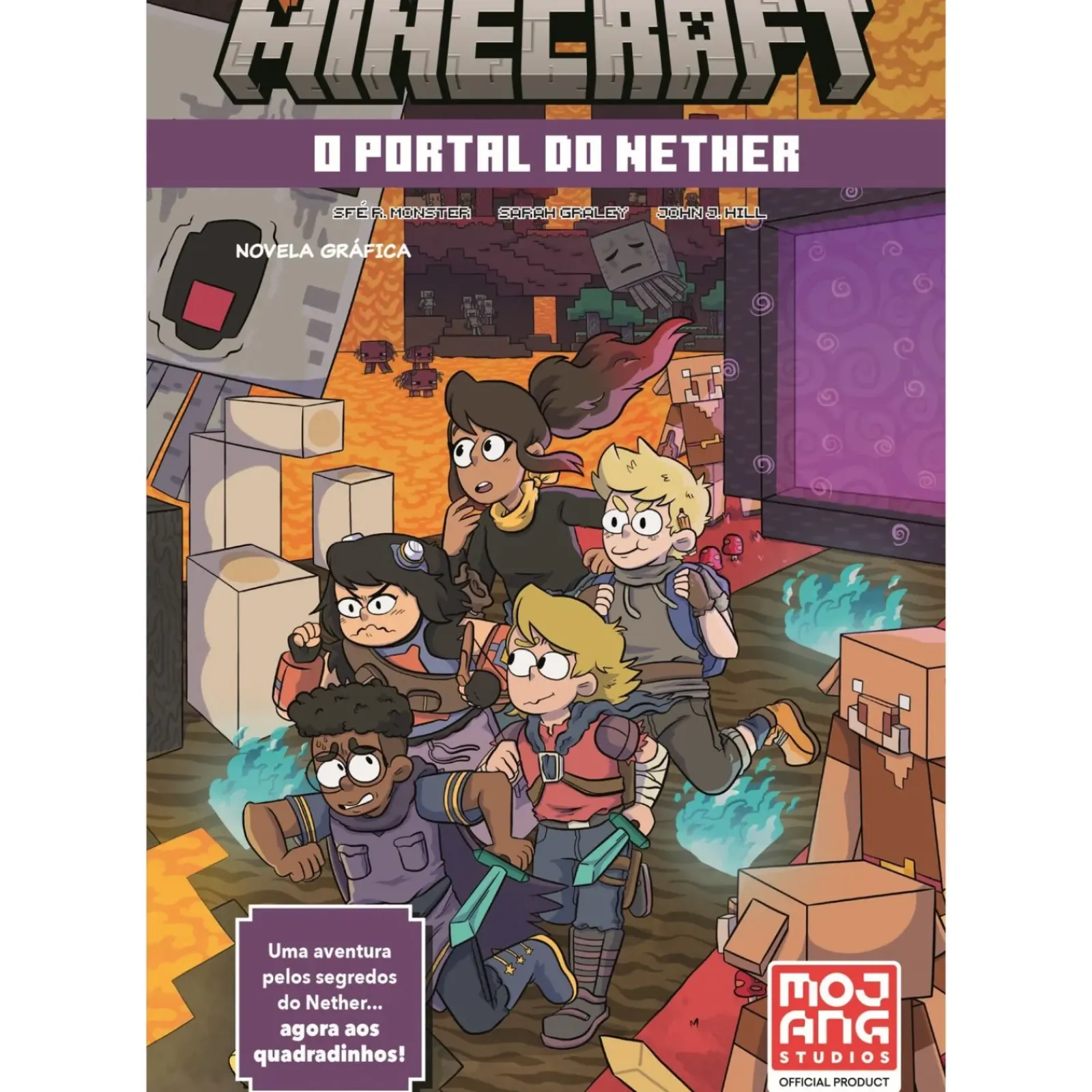 Booksmile Banda Desenhada E Novelas Gráficas > Minecraft - o Portal do Nether de Sfe R. Monster
