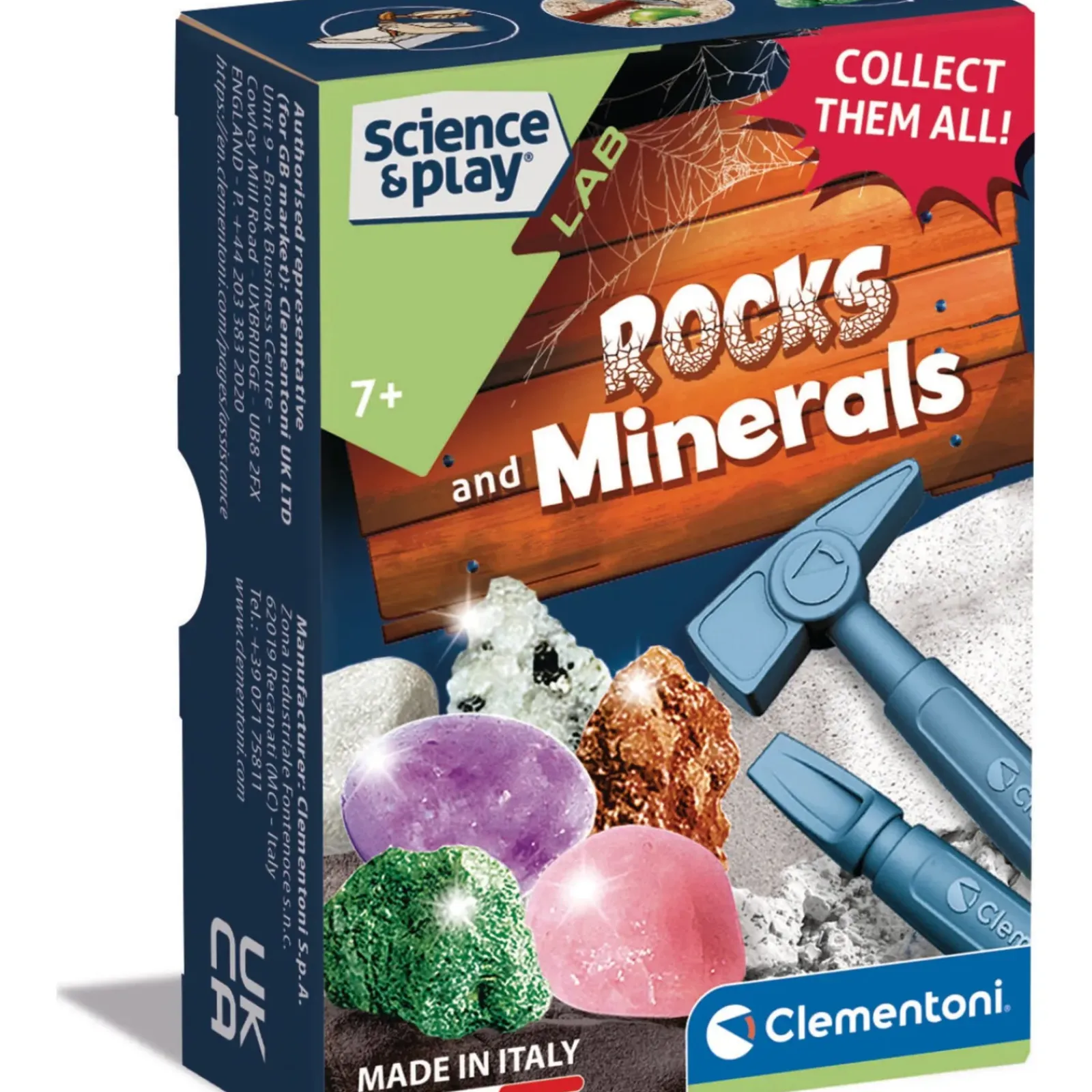 Clementoni Jogos Educativos E Científicos > Mini Kit Minerais E Pedras Preciosas