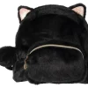 Online Outras Marcas Mini Mochila Peluche Preto