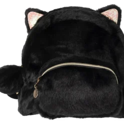 Online Outras Marcas Mini Mochila Peluche Preto