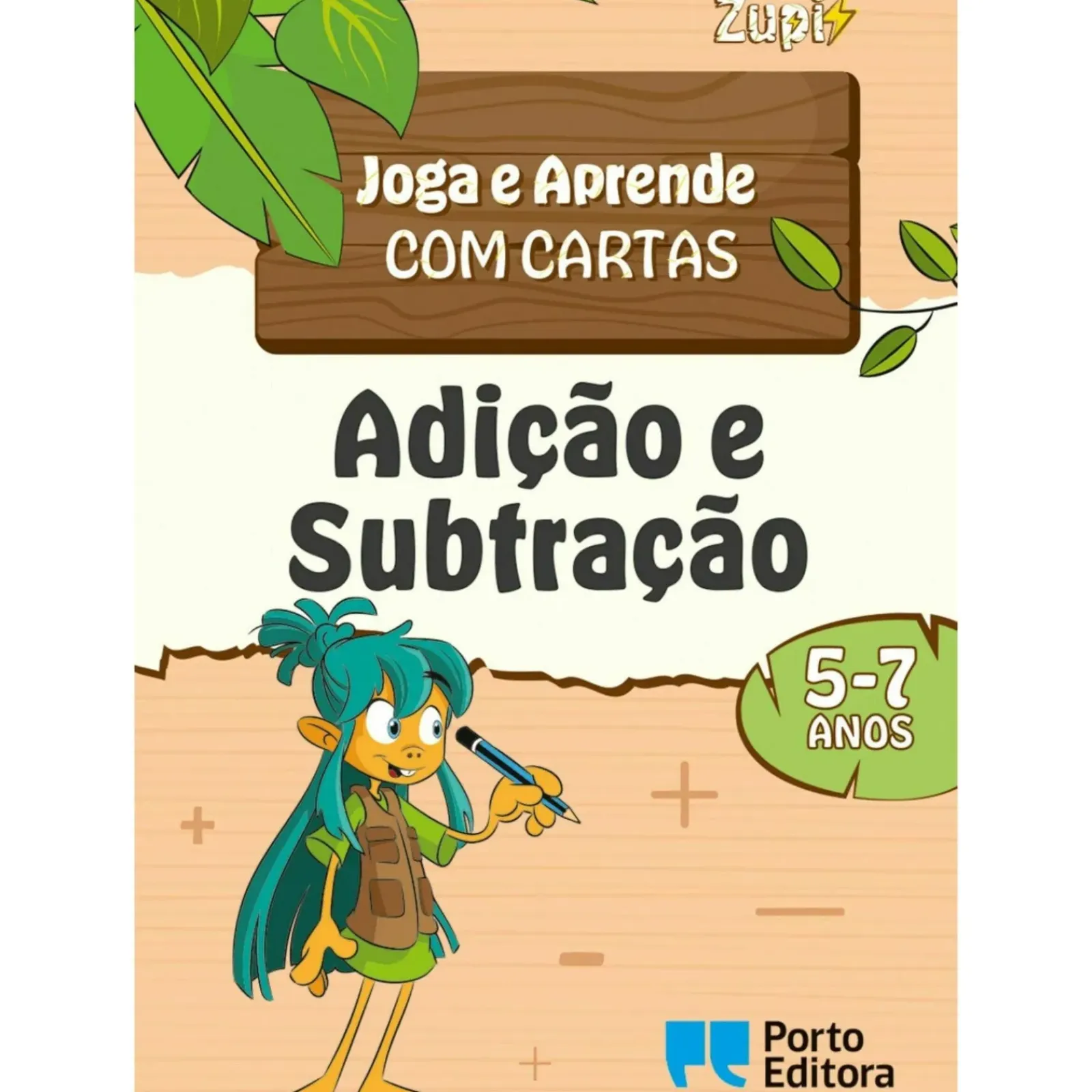 New Porto Editora Missão Zupi - Adição e Subtração - Joga e Aprende com Cartas - 5-7 Anos