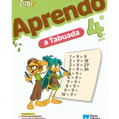 Porto Editora 1º Ciclo > Missão Zupi - Aprendo A Tabuada - 4.º Ano