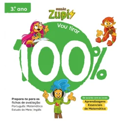 Note! Online 1º Ciclo > Missão Zupi - Vou Tirar 100% - 3.º Ano - Prepara-Te para as Fichas de Avaliação: Português, Matemática, Estudo do Meio e Inglês