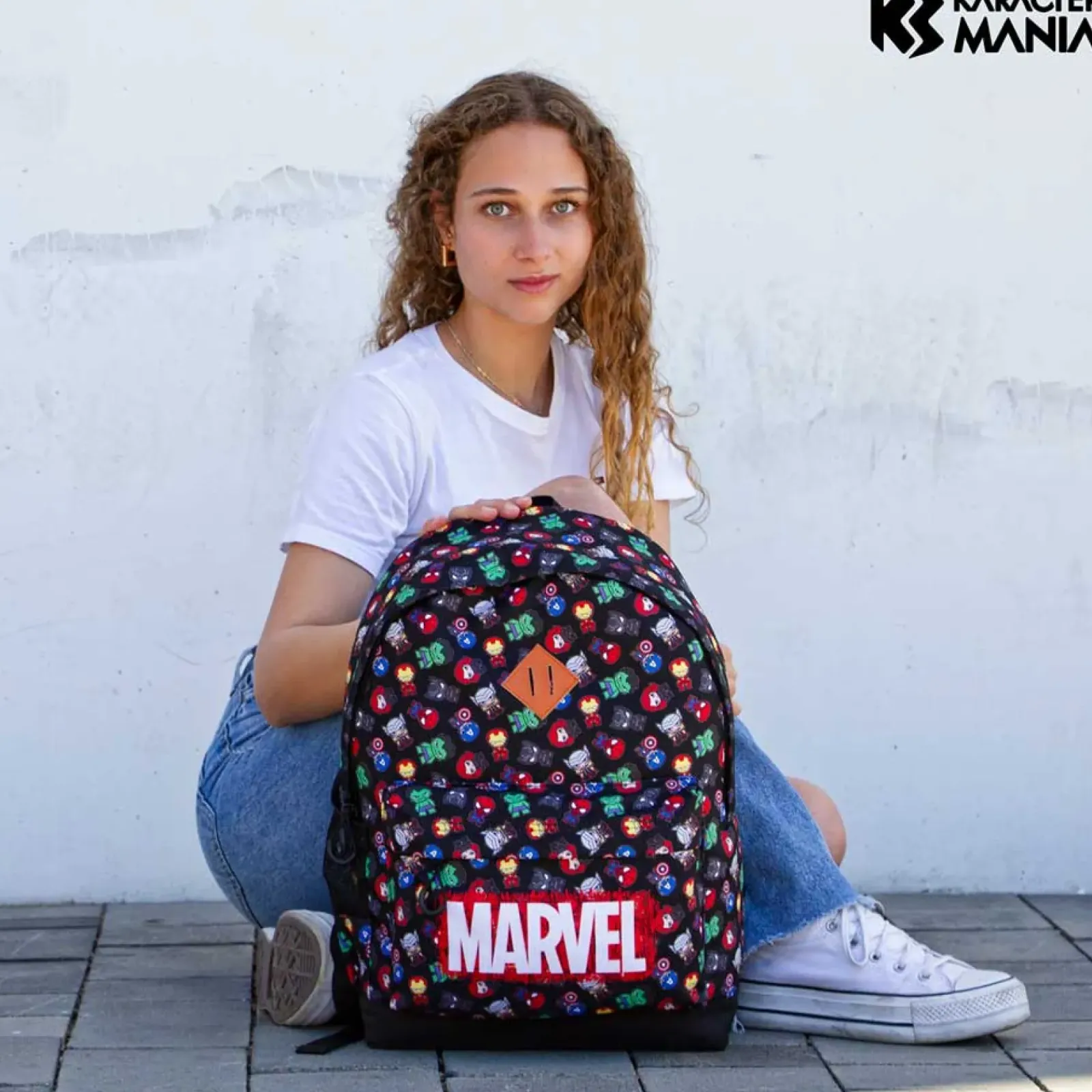 Avengers Juvenil > Mochila - Chibi