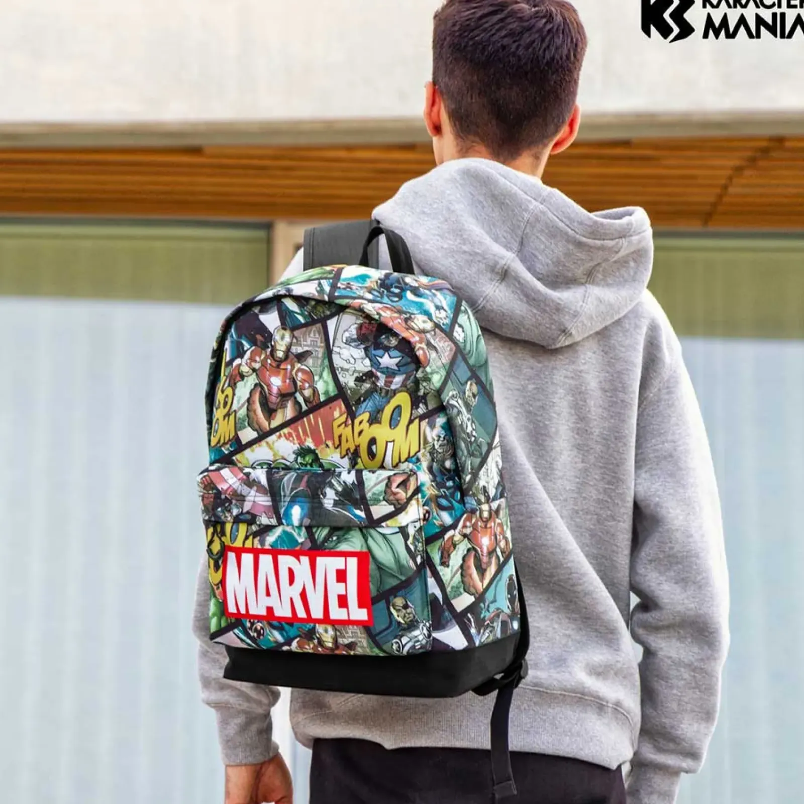 Avengers Juvenil > Mochila - React