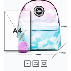 Outlet Hype Mochila Clouds Pastel