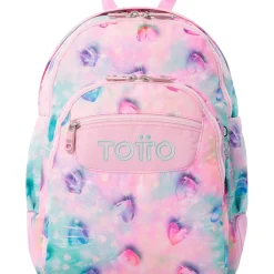Totto Infantil > Mochila Com Base Borracha Corações Glitter