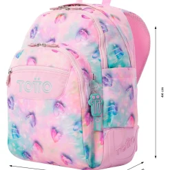 Totto Infantil > Mochila Com Base Borracha Corações Glitter